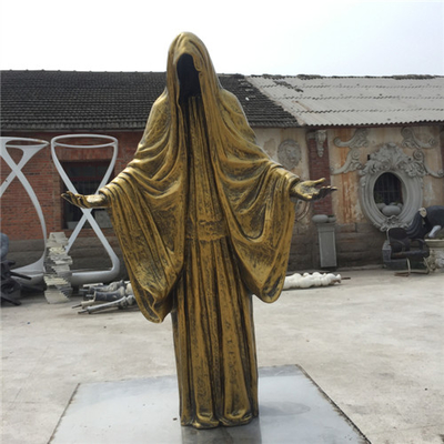 死のAzraelハロウィンのガラス繊維の屋外の彫像80cm 120cm 150cm 180cm