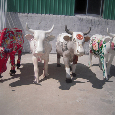 金属大きい屋外牛Bullの彫像の庭の動物の牛彫刻