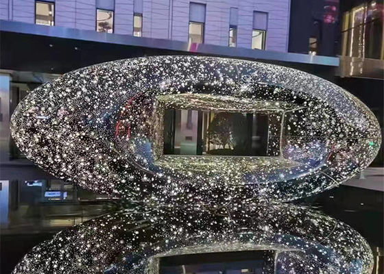 概要の金属の屋外の庭は入口のための芸術によって映されるSS 316Lを彫る