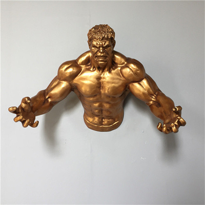 ガラス繊維3Dの壁掛けの彫刻の漫画の信じられないい廃船体の彫刻